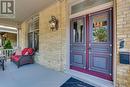 Detailed Front Door - 504 Waterloo Street, London, ON  - Outdoor With Deck Patio Veranda With Exterior 