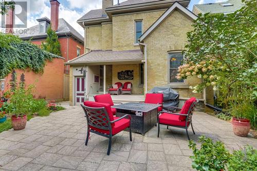 Back patio and covered porch - 504 Waterloo Street, London, ON - Outdoor With Deck Patio Veranda