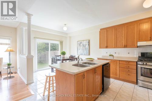 8 Long Meadow Road, Brampton (Bram East), ON - Indoor Photo Showing Kitchen With Double Sink