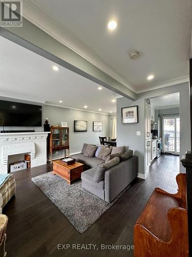 161 Sellers Avenue, Toronto (Caledonia-Fairbank), ON - Indoor Photo Showing Living Room With Fireplace