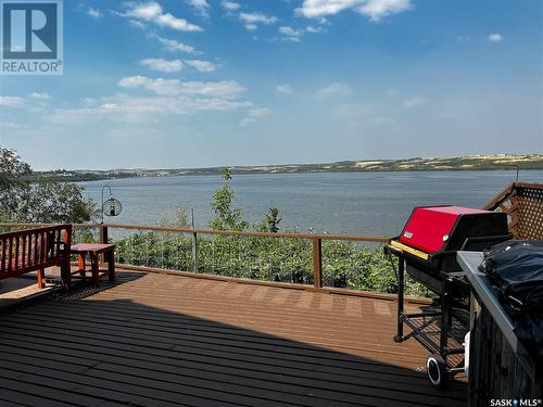 6 Sleepy Hollow Road, Jackfish Murray, SK - Outdoor With Body Of Water With Deck Patio Veranda With View