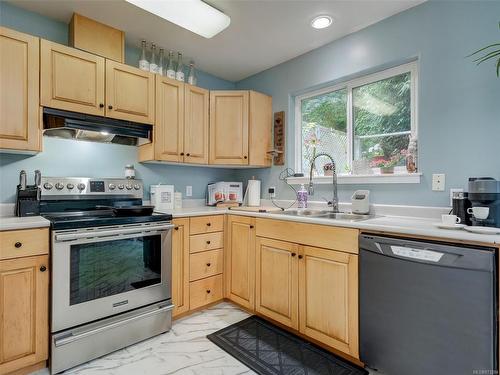 2436 Otter Point Rd, Sooke, BC - Indoor Photo Showing Kitchen With Double Sink