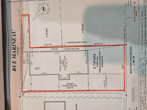 Drawing (sketch) - 18 Rue Marineau, Saint-Joseph-Du-Lac, QC - Other