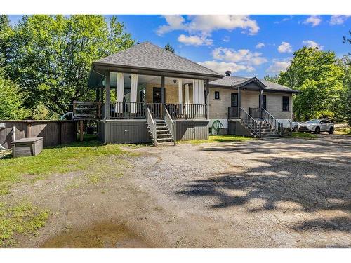 Backyard - 1613 Ch. Du Village, Saint-Adolphe-D'Howard, QC - Outdoor With Deck Patio Veranda