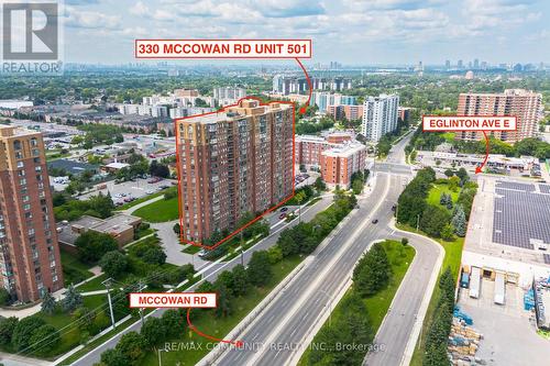 501 - 330 Mccowan Road, Toronto (Eglinton East), ON - Outdoor With View