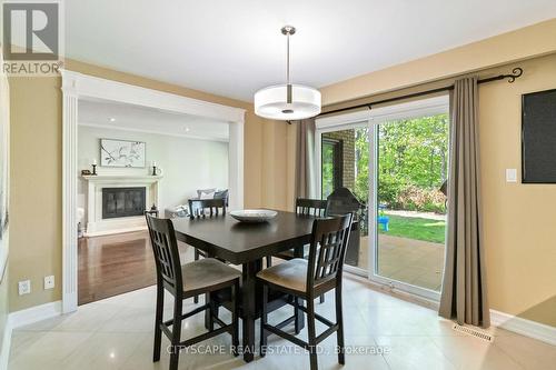 1836 Friar Tuck Court, Mississauga (Sheridan), ON - Indoor Photo Showing Dining Room With Fireplace