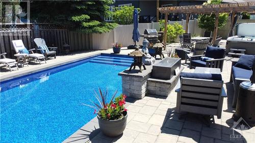 4 Pelee Street, Kanata, ON - Outdoor With In Ground Pool