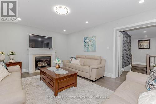 46 Ocean Ridge Drive, Brampton, ON - Indoor Photo Showing Living Room With Fireplace