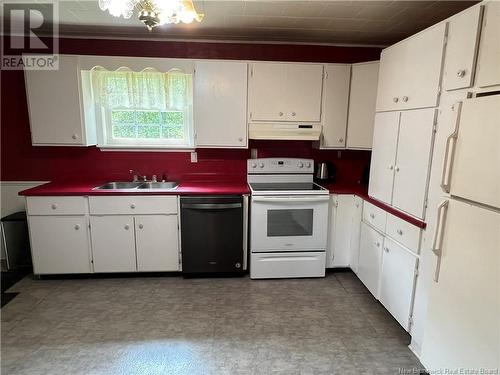 60 Upton Road, East Centreville, NB - Indoor Photo Showing Kitchen With Double Sink