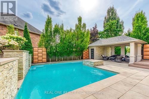 2312 Lyndhurst Drive, Oakville (Iroquois Ridge North), ON - Outdoor With In Ground Pool With Deck Patio Veranda