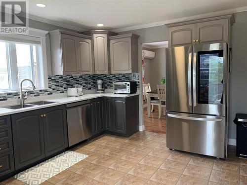 1852 Topsail Road, Paradise, NL - Indoor Photo Showing Kitchen With Double Sink