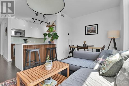 201 Parkdale Avenue Unit#403, Ottawa, ON - Indoor Photo Showing Living Room