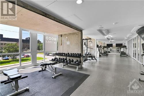 201 Parkdale Avenue Unit#403, Ottawa, ON - Indoor Photo Showing Gym Room