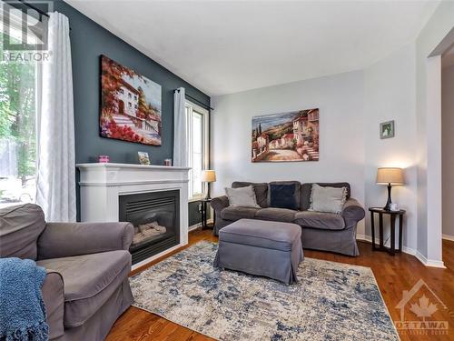 1801 Northlands Drive, Ottawa, ON - Indoor Photo Showing Living Room With Fireplace