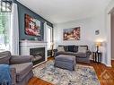 1801 Northlands Drive, Ottawa, ON  - Indoor Photo Showing Living Room With Fireplace 