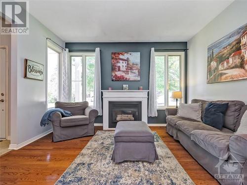 1801 Northlands Drive, Ottawa, ON - Indoor Photo Showing Living Room With Fireplace