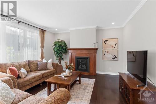 63 Boddington Street, Ottawa, ON - Indoor Photo Showing Living Room With Fireplace