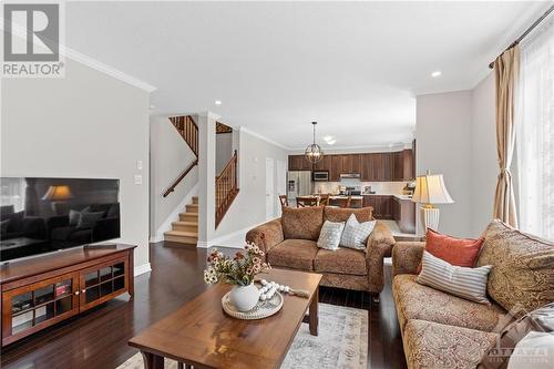 Open concept kitchen and living room - 63 Boddington Street, Ottawa, ON - Indoor Photo Showing Living Room