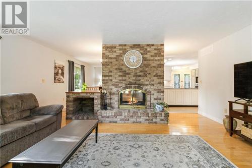 105 Bennett Avenue, Moncton, NB - Indoor Photo Showing Living Room With Fireplace