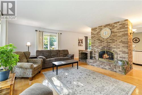 105 Bennett Avenue, Moncton, NB - Indoor Photo Showing Living Room With Fireplace