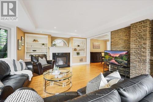 5 Bevdale Road, Toronto (Willowdale West), ON - Indoor Photo Showing Living Room With Fireplace