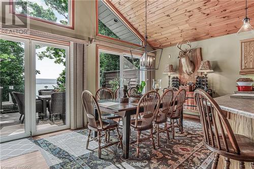 420 Mallory Beach Road, South Bruce Peninsula, ON - Indoor Photo Showing Dining Room