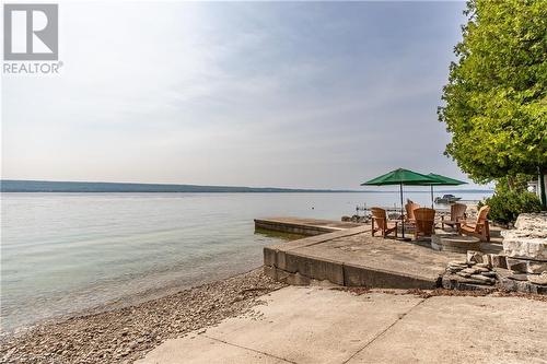 420 Mallory Beach Road, South Bruce Peninsula, ON - Outdoor With Body Of Water With Deck Patio Veranda With View