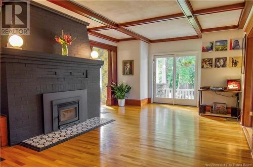 315 Nerepis Road, Grand Bay-Westfield, NB - Indoor Photo Showing Living Room With Fireplace