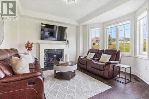 81 Granite Ridge Trail, Hamilton (Waterdown), ON - Indoor Photo Showing Living Room With Fireplace