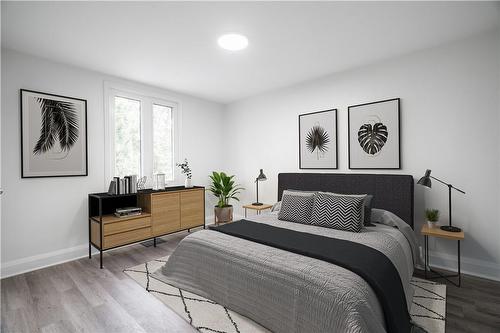 virtually staged - 27 East 26Th Street, Hamilton, ON - Indoor Photo Showing Bedroom