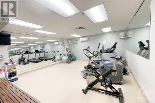 1785 Frobisher Lane Unit#1705, Ottawa, ON - Indoor Photo Showing Gym Room