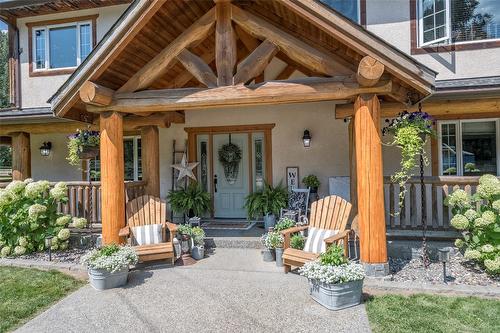 1161 Salmon River Road, Salmon Arm, BC - Outdoor With Deck Patio Veranda With Facade