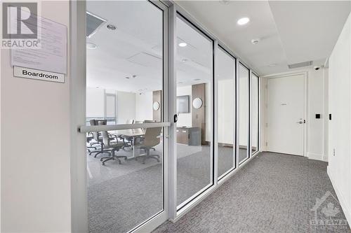 Executive board room for off site work meetings - 201 Parkdale Avenue Unit#1204, Ottawa, ON - Indoor Photo Showing Other Room