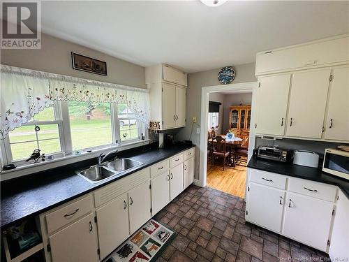 10240 105 Route, Beechwood, NB - Indoor Photo Showing Kitchen With Double Sink