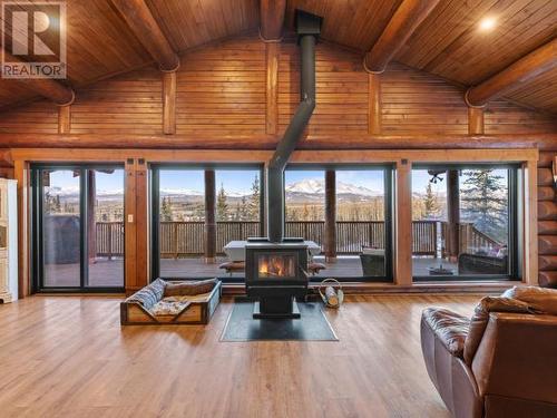 92 Lynx Lane, Whitehorse North, YT - Indoor Photo Showing Living Room With Fireplace