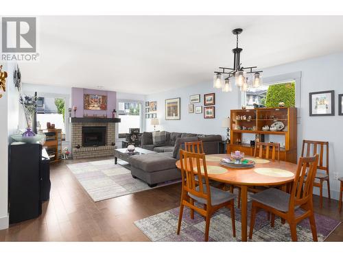 1101 Cameron Avenue Unit# 1, Kelowna, BC - Indoor Photo Showing Other Room With Fireplace