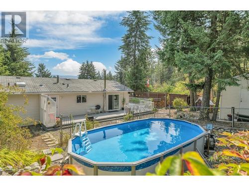 10736 Pinecrest Road, Vernon, BC - Outdoor With Above Ground Pool