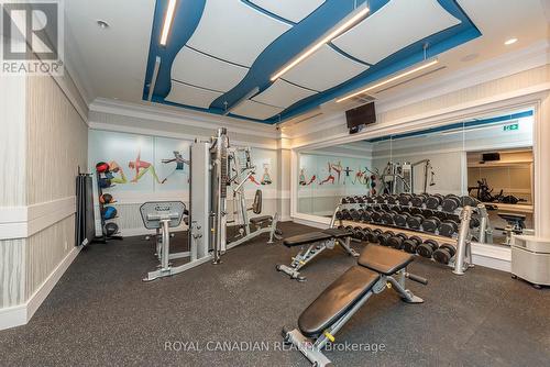 1007 - 9085 Jane Street, Vaughan, ON - Indoor Photo Showing Gym Room