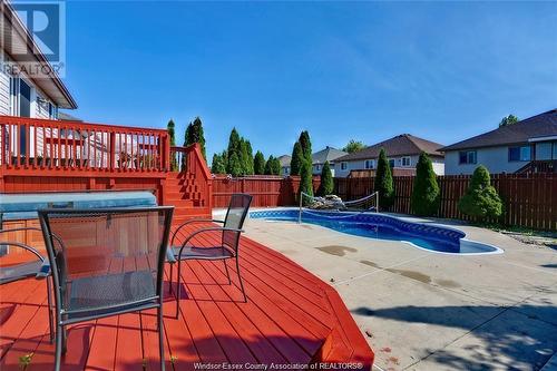 4198 Zurich Avenue, Windsor, ON - Outdoor With In Ground Pool With Deck Patio Veranda