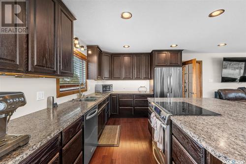 Thul Acreage, Marquis Rm No. 191, SK - Indoor Photo Showing Kitchen With Double Sink With Upgraded Kitchen