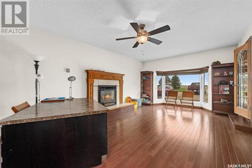 Thul Acreage, Marquis Rm No. 191, SK - Indoor Photo Showing Living Room With Fireplace