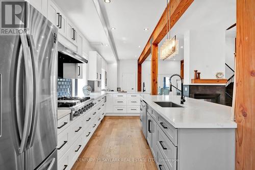 63011 Dufferin Rd 3 Road, East Garafraxa, ON - Indoor Photo Showing Kitchen With Upgraded Kitchen