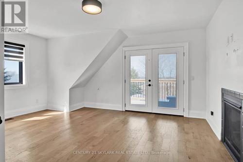 63011 Dufferin Rd 3 Road, East Garafraxa, ON - Indoor Photo Showing Other Room With Fireplace