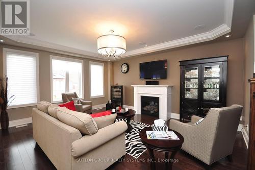 3117 Larry Crescent, Oakville, ON - Indoor Photo Showing Living Room With Fireplace