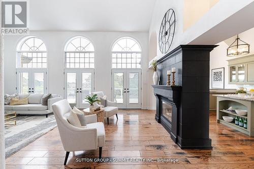 13 Classic Drive, Brampton (Credit Valley), ON - Indoor Photo Showing Living Room With Fireplace