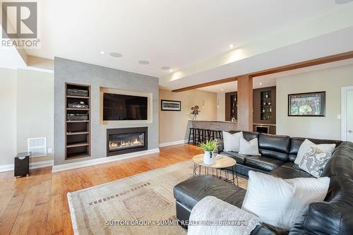 13 Classic Drive, Brampton (Credit Valley), ON - Indoor Photo Showing Living Room With Fireplace