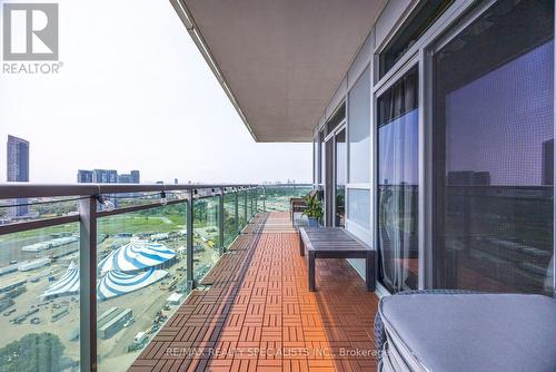 2202 - 16 Brookers Lane, Toronto (Mimico), ON - Outdoor With Balcony With View With Exterior