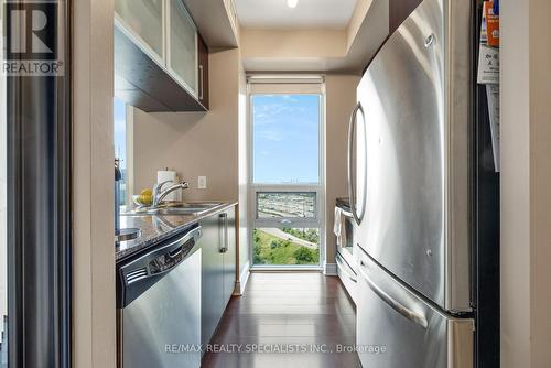 2202 - 16 Brookers Lane, Toronto (Mimico), ON - Indoor Photo Showing Kitchen With Double Sink