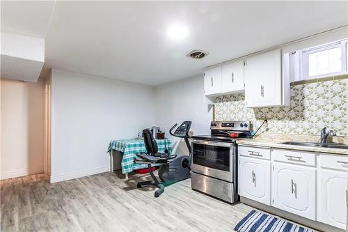 404 Queenston Road, Hamilton, ON - Indoor Photo Showing Kitchen With Double Sink