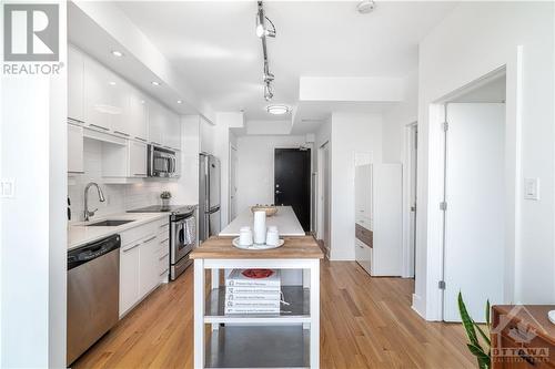 101 Richmond Road Unit#411, Ottawa, ON - Indoor Photo Showing Kitchen With Upgraded Kitchen